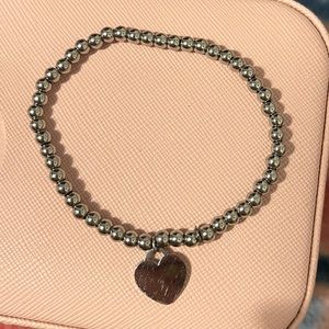 Adornia Silver Ball Bead Bracelet